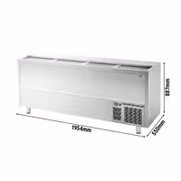 Commercial Top Loading Bottle Cooler - Stainless steel - 620L