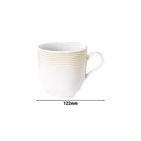 (6 stuks) SELTMANN WEIDEN | Latte kop Tulp - 0,37 liter - Zandbeige