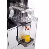 Base Stand - Aluminium - 580x550x830mm - with height-adjustable glass/bottle shelf - freestanding - for Orange Squeezer OFZ2