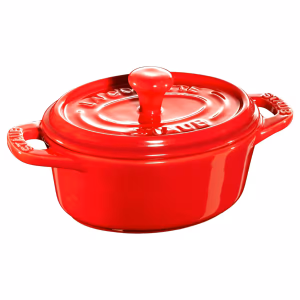 STAUB | CERAMIQUE - Mini Cocotte - Ø 100 mm - ovalna - keramička - trešnja crvena