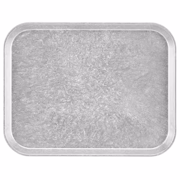 (12 komada) CAMBRO | Poliesterski Versa Pladanj - Pravokutan - 457x355 mm - Visoki profil - Svijetlo siva boja