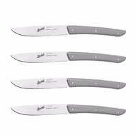 BERKEL | (4 bucăți) - Cuțit pentru friptură - Gri - 110mm