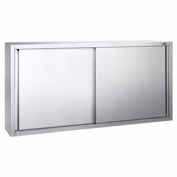 خزانة حائط ستانلس ستيل PREMIUM - 2000x400mm - مع باب انزلاقي - ارتفاع 1000 mm