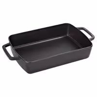 STAUB | Rectangular Cast Iron Baking Dish – 300x200 mm - Black - Grill & Oven