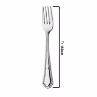 (12 pcs) Dessert fork Vincenza - 18/10 stainless steel - 153mm
