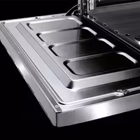 Plinski štednjak - Linija 900 - 1200x900x965 mm - 53,5 kW - 6 plamenika - samostojeći - s plinskom pećnicom statičnom - 7,8 kW - GN 2/1