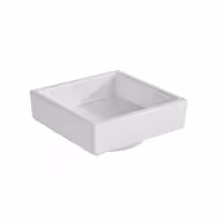 (6 adet) Kase - ASIA PLUS - Melamin - 50ml - köşeli - 75x75mm - Derinlik:30mm - Beyaz