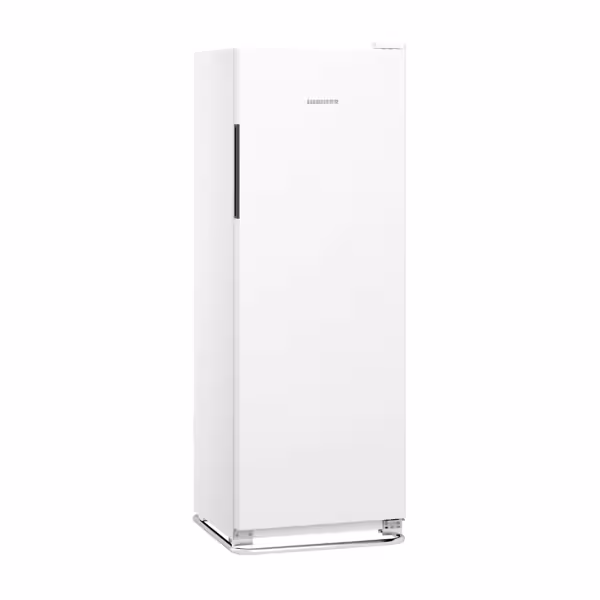 LIEBHERR | Szafa chłodnicza eventowa PERFORMANCE – 327 L – od +2 do +9 °C – z wnętrzem z tworzywa sztucznego, pałąkiem ochronnym i 1 drzwiami – biała