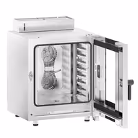 Commercial Electric Combi Oven - Manual Controls - 7x GN 1/1 - incl. Mounting brackets