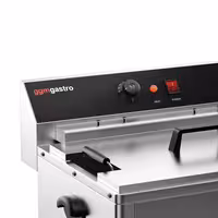 Električna friteza za ribu - 20,4 L - 5 kW - s odvodnom slavinom - stolna