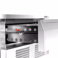 Compacte Koel- vrieswerkbank - -20/+8°C - 905mm - 2 laden - 2x GN 1/1 - incl. frietwarmer