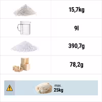 Spiralna miješalica za tijesto - 50 l / 30 kg - 1 brzina - s fiksnom posudom - 400 V