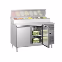 Tabella ta' preparazzjoni ECO – 1360 mm – 2 bibien – għal 7 x GN 1/3