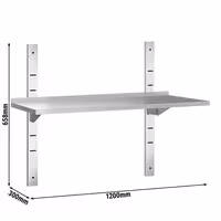 Seinähylly PREMIUM - 1200x300 mm - 1 taso