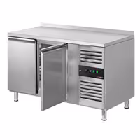 Aukstuma galds ECO - 1360x700 mm - 282 l - ar 2 durvīm - Ar apmali