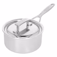 DEMEYERE | Industry 5 Sauce Pot with Lid – Ø200 mm – Ideal for Sauces – 18/10 Stainless Steel – Induction Ready