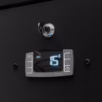 Frigorífico expositor de bebidas - 600mm - 280L - com 1 porta de vidro - com indicação/painel digital de temperatura - Preto