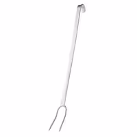 (4 bucăți) Furculiță pentru tranșat/carne – cu 2 dinți – Lungime: 700 mm