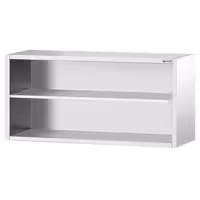 خزانة حائط ستانلس ستيل PREMIUM - 1800x400mm - بدون باب انزلاقي - ارتفاع 800 mm