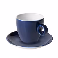 (6 kom) BART COLOUR CAFE - Tanjurić za kavu - Okrugli - Ø 135 mm - Plava