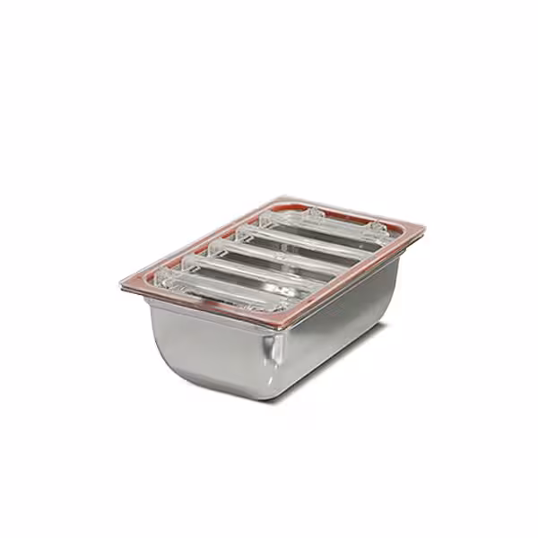 (5 kom) Ploče za tartlette GN 1/1 - GN 1/1 - 530x325x200 mm - uklj. poklopce - za upotrebu s vakuumskim uređajima