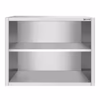 خزانة حائط ستانلس ستيل PREMIUM - 800x400mm - بدون باب انزلاقي - ارتفاع 800 mm