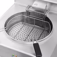 Električna friteza za ribu - 25 L - 15,0 kW - stolna