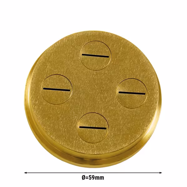 Brass Pasta Die (Bronze Finish) - Pappardelle - 15mm - Ø 59mm - compatible with NMSM4
