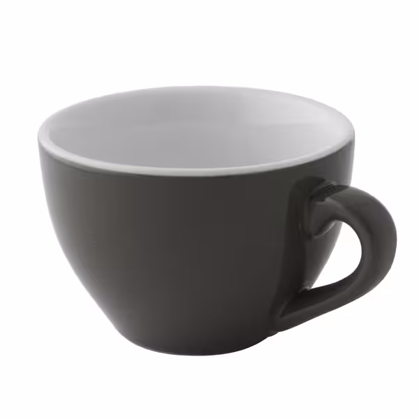 (6 kom) Colors - Šalica za cappuccino - 180 ml - Siva
