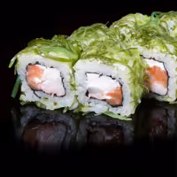 Witryna chłodnicza do sushi – 5x GN 1/2 – od 0 do +12 °C – czarna