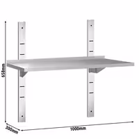 Seinähylly PREMIUM - 1000x300 mm - 1 taso