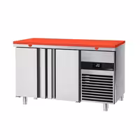 Kontar frijskat premium – 1400 x 700 mm – b'żewġ bibien – inkluż bord aħmar għall-qtugħ