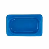 (6 szt.) CAMBRO | Pokrywa GN 1/9 SafeTrak – polipropylen – niebieska