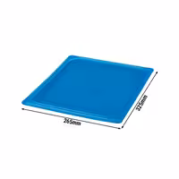 (6 komada) CAMBRO | SafeTrak – GN 1/2 polipropilenski poklopci – plavi
