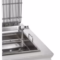 Električni roštilj - 4 kW - 0,4 x 0,73 m - stolni - linija 700 - inox AISI 304