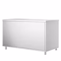 خزانة قاعدية ستانلس ستيل KOPENHAGEN PREMIUM - 1400x800mm - مع أبواب منزلقة