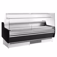 Serve Over Counter - 1935x953mm - with 1 shelf - black front - capacity 213 litres