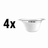 (4 adet) SELTMANN WEIDEN | Kase - oval - 180x122 mm - Beyaz