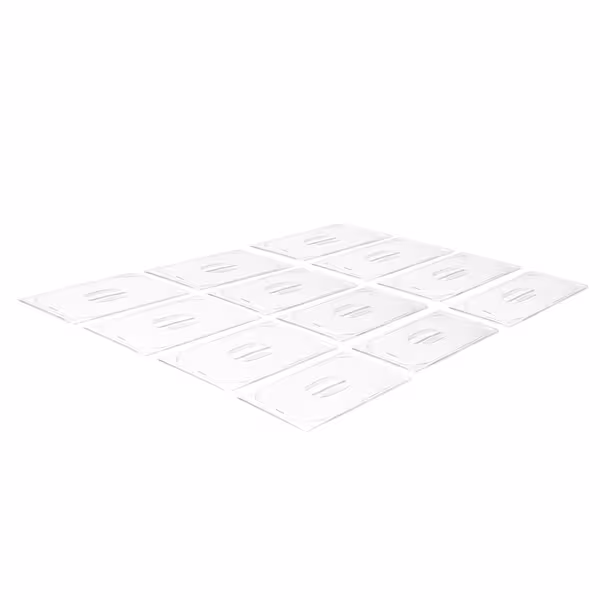 (12 db) Polikarbonát GN 1/1 fedő - 530x325 mm - átlátszó