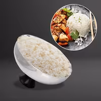 (4 قطع) حلقة تقديم الأرز - ستانلس ستيل - قطر 80 mm