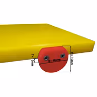 (2 ks) Stopper pro krájecí desku - Červená