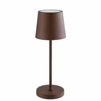 Şarj Edilebilir Masa Lambası - MERLE MINI - 3 kademeli kısılabilir - Ø90x250mm - Fırın ızgarası