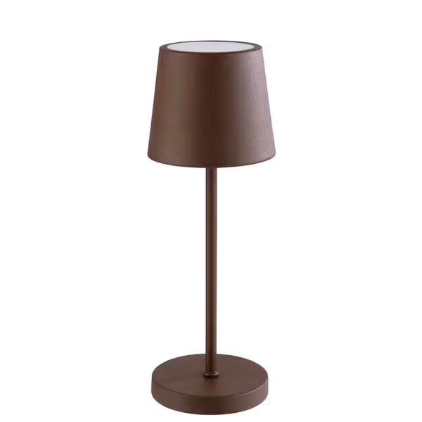 Şarj Edilebilir Masa Lambası - MERLE MINI - 3 kademeli kısılabilir - Ø90x250mm - Fırın ızgarası
