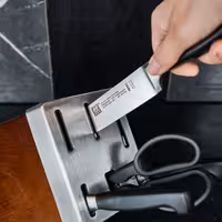 ZWILLING | FOUR STAR SharpBlock - självslipande knivblock - 7-delars - brun