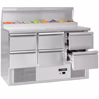 Pripremni rashladni pult Mini ECO - 1368x700 mm - 6 ladica - za 8x GN 1/6