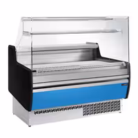 Serve Over Counter - 1310mm - with 2 doors - front panel light blue