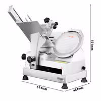 Täisautomaatne viilutaja - 370 W - Tera: Ø 250 mm