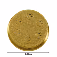 Ploče za stroj za tartlete NMSM4 - Tagliolini 3,5 mm - Ø 59 mm - legura bakra i mesinga; za profesionalnu upotrebu