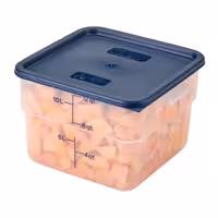(6 komada) CAMBRO | CAMSQUARES® - Posude - 11,4 litre - Prozirne