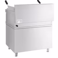 Lávaköves gázgrill - 14 kW - Billenthető grillrács - Szabadon álló kivitel - 700 mm mély